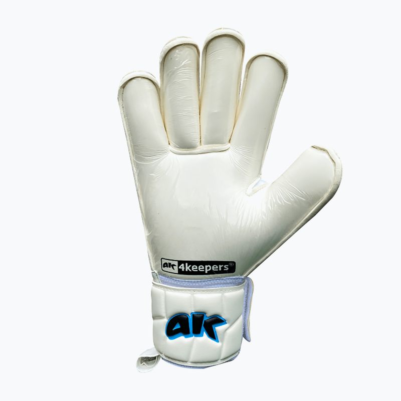 Рукавиці воротарські дитячі 4keepers Champ AQ Contact V RF білі/блакитні 5