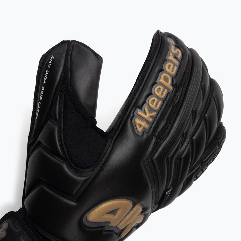 Рукавиці воротарські 4keepers Champ Gold Black V RF чорні/золоті 3