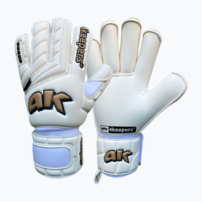 Рукавиці воротарські 4keepers Champ Gold V RF білі/золоті 6