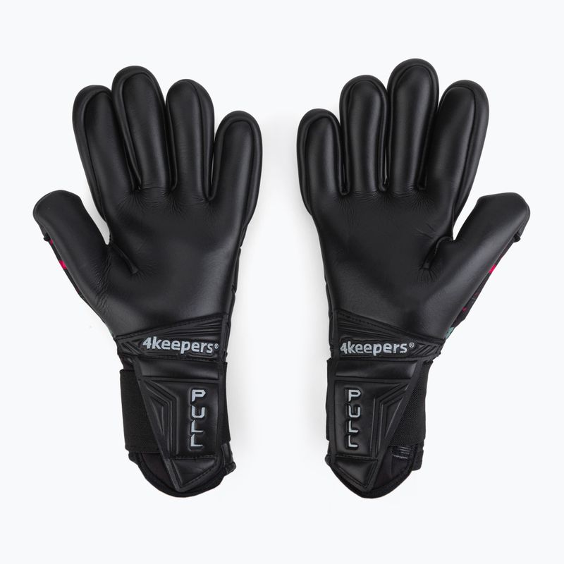 Рукавиці воротарські 4keepers Neo Cosmo NC чорні/білі/зелені/червоні 2
