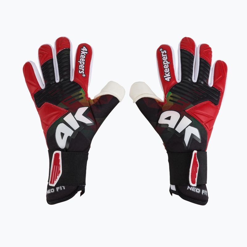 Рукавиці воротарські дитячі 4keepers Neo Drago NC чорні/білі/червоні