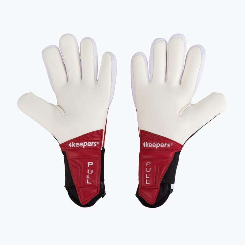 Рукавиці воротарські 4keepers Neo Drago NC чорні/білі/червоні 2