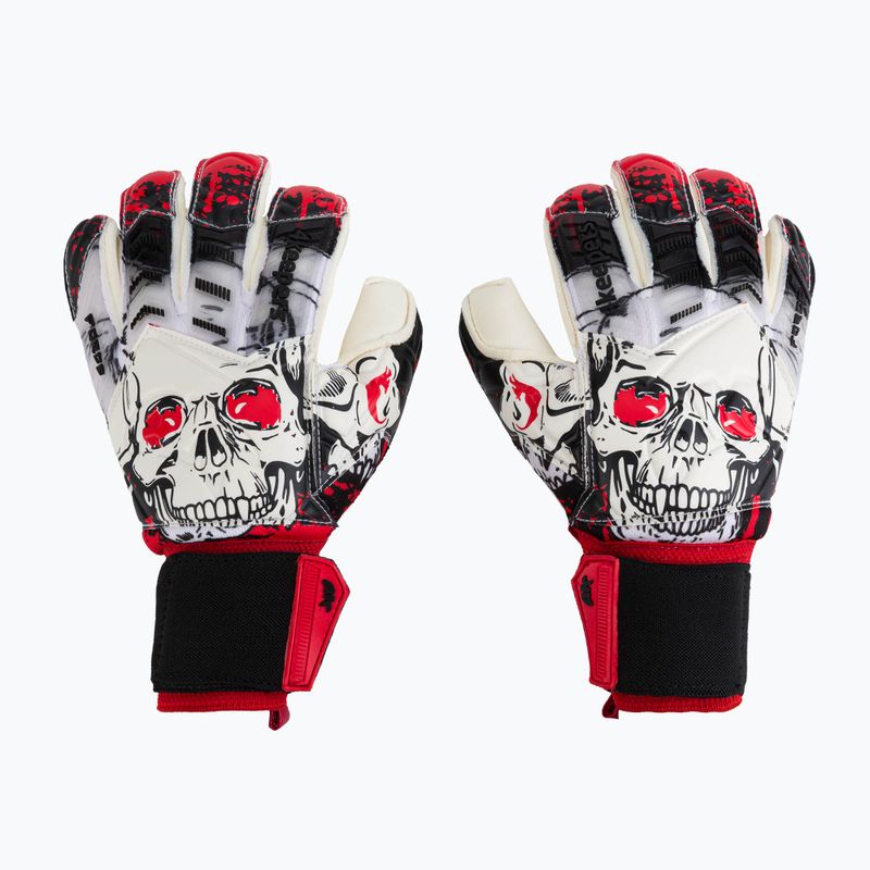 Рукавиці воротарські 4keepers Force Halloween RF білі/чорні/червоні