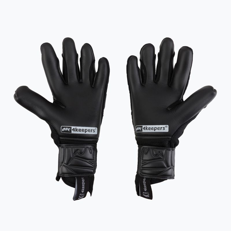 Рукавиці воротарські дитячі 4keepers Equip Panter NC Jr чорні 2