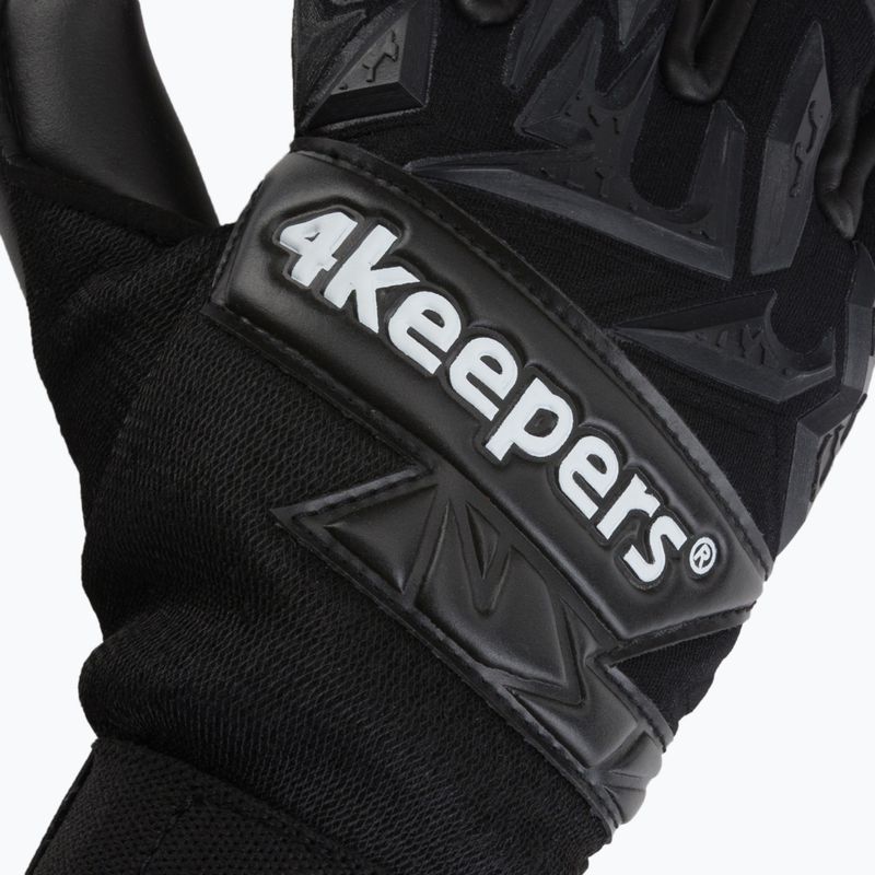 Рукавиці воротарські дитячі 4keepers Equip Panter NC Jr чорні 3