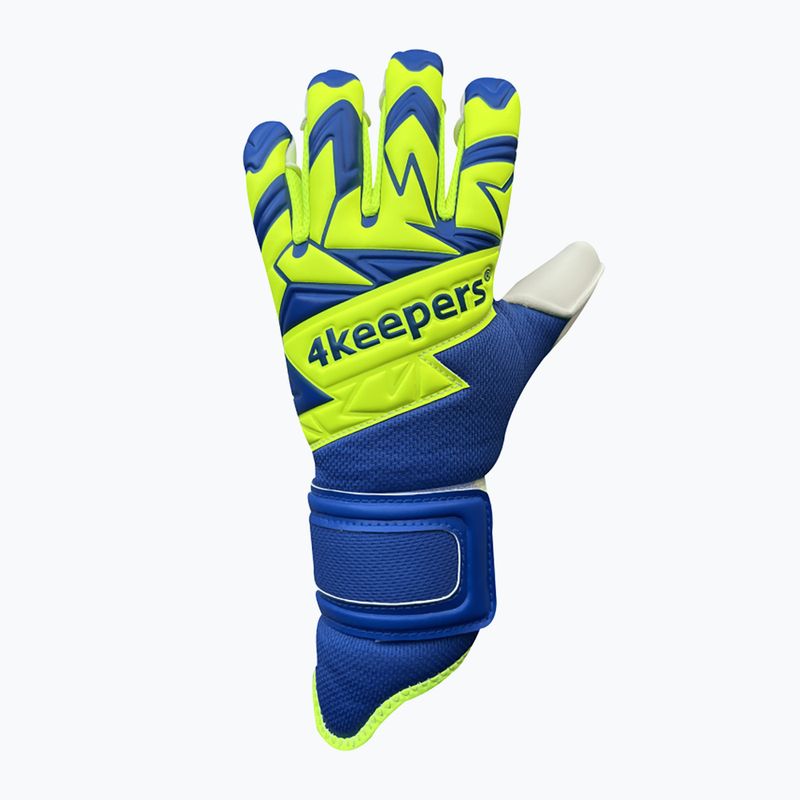 Рукавиці воротарські дитячі 4keepers Equip Breeze NC Jr блакитні/зелені 4