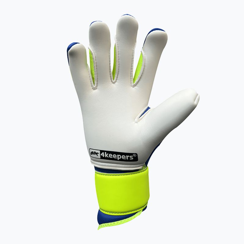 Рукавиці воротарські дитячі 4keepers Equip Breeze NC Jr блакитні/зелені 5