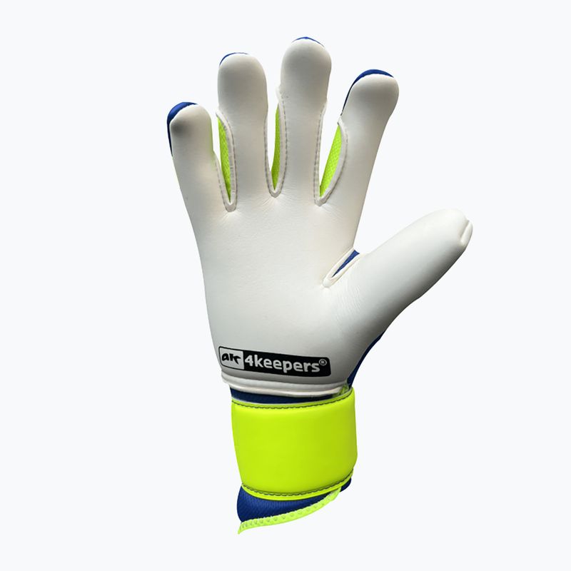 Рукавиці воротарські 4keepers Equip Breeze NC блакитні/зелені 5