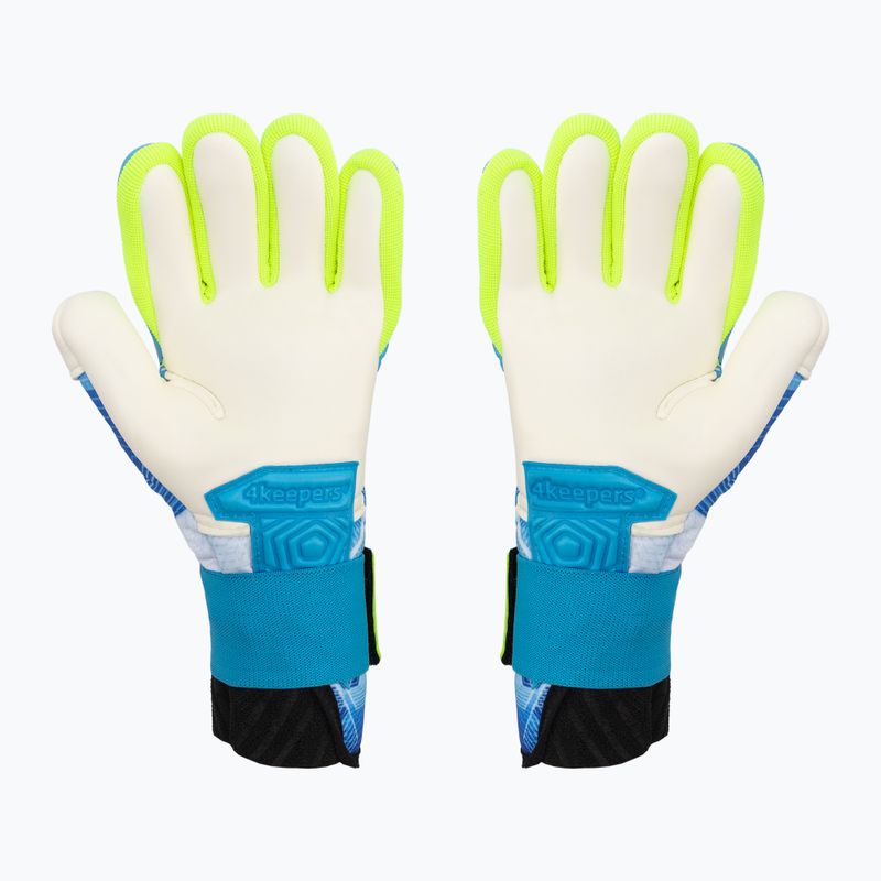 Рукавиці воротарські дитячі 4keepers Neo Liga NC Jr блакитні 2