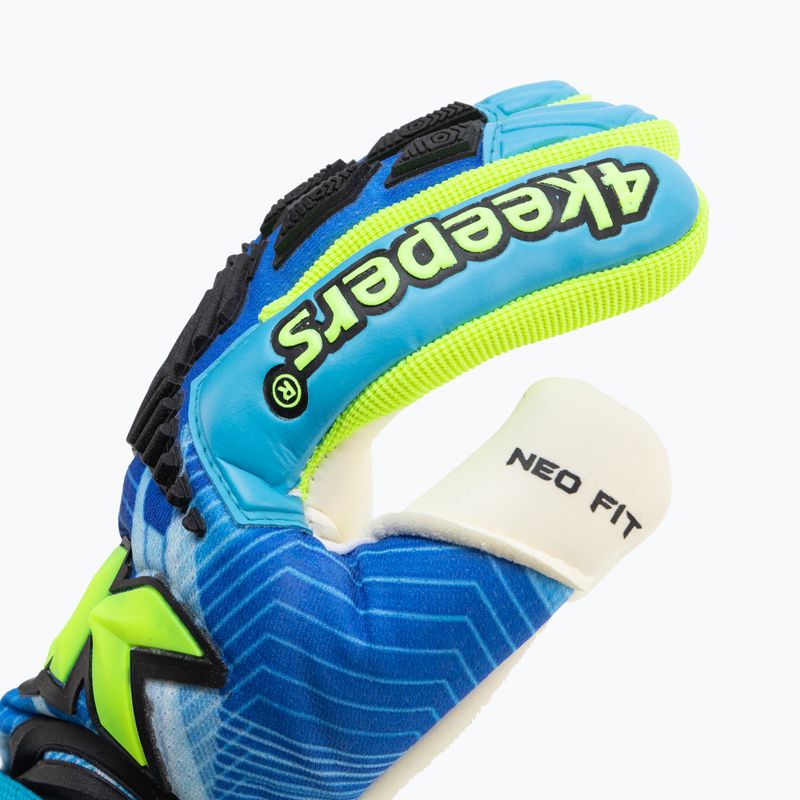 Рукавиці воротарські дитячі 4keepers Neo Liga NC Jr блакитні 3