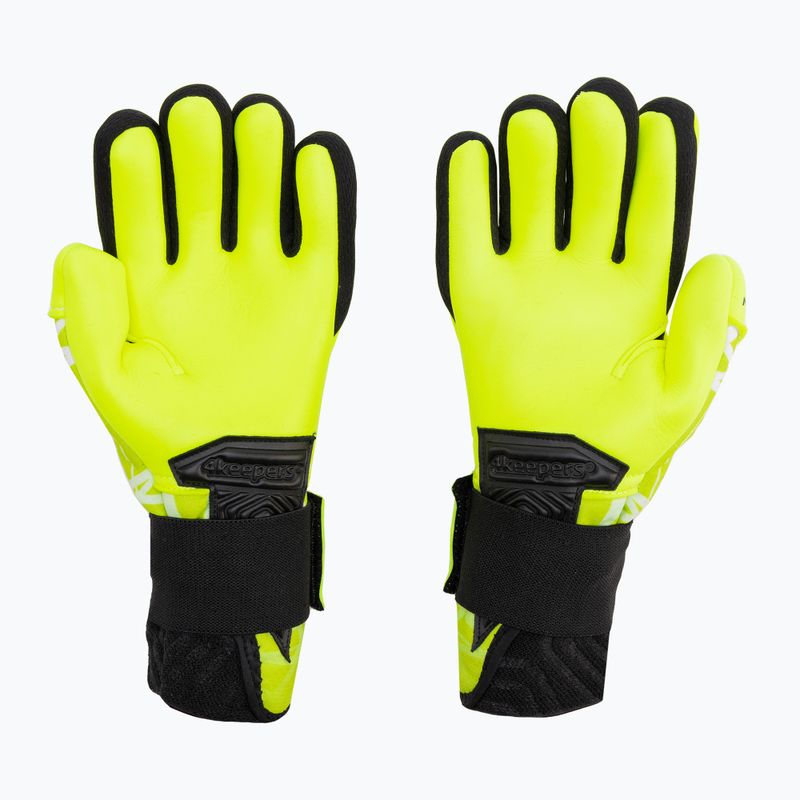 Рукавиці воротарські дитячі 4keepers Neo Focus NC Jr салатові 2