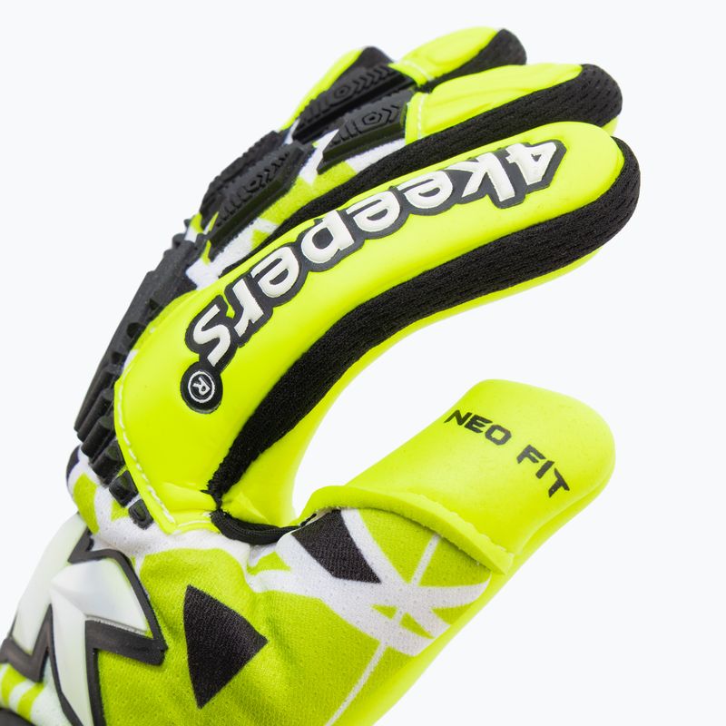 Рукавиці воротарські дитячі 4keepers Neo Focus NC Jr салатові 3