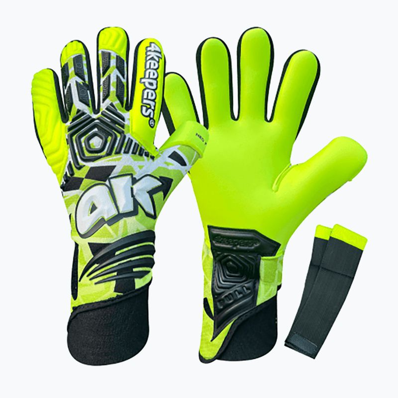 Рукавиці воротарські 4keepers Neo Focus NC салатові 5