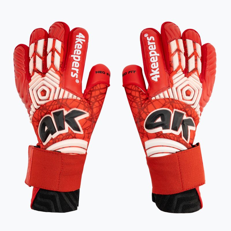 Рукавиці воротарські дитячі 4keepers Neo Rodeo NC Jr червоні