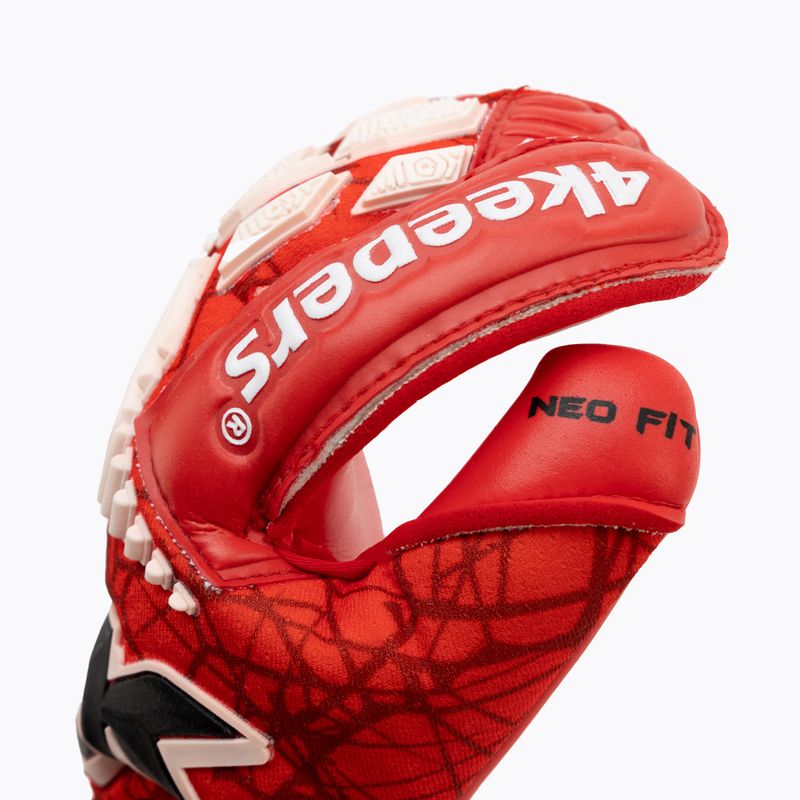 Рукавиці воротарські дитячі 4keepers Neo Rodeo RF2G Jr червоні 3