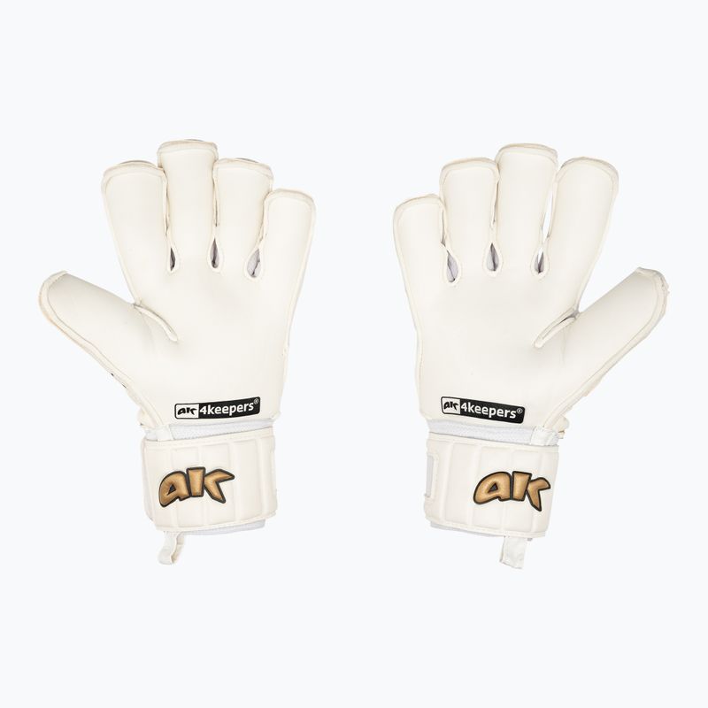 4Keepers Champ Gold VI воротарські рукавиці білі 2