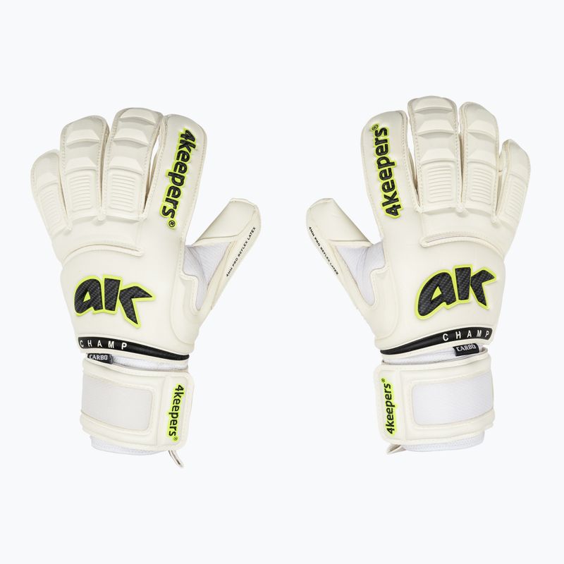 Воротарські рукавиці 4Keepers Champ Carbo VI білі