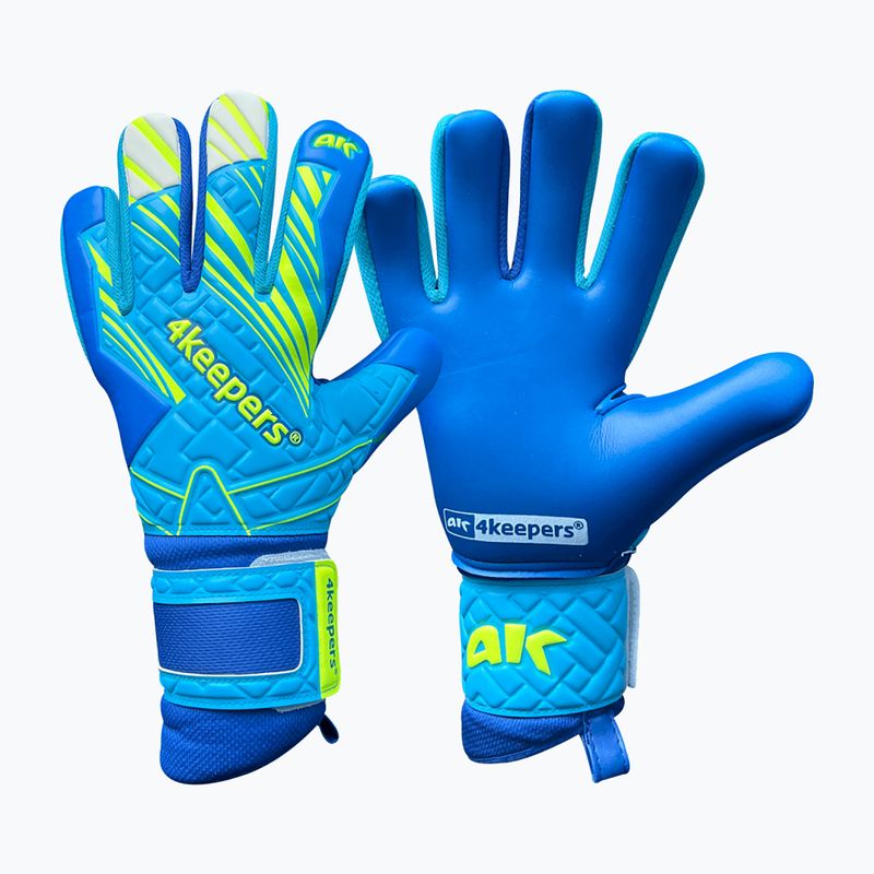 Дитячі воротарські рукавиці 4keepers Soft Azur NC Jr сині