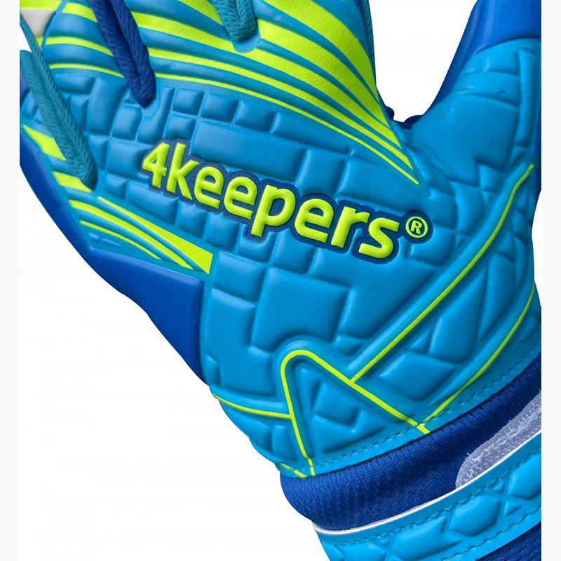 Воротарські рукавиці 4keepers Soft Azur NC сині 5