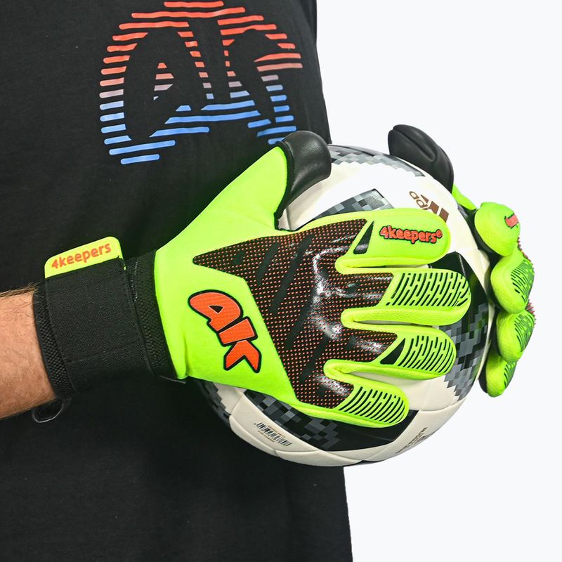 Рукавиці воротарські 4keepers Elite Venom NC бірюзовий 9