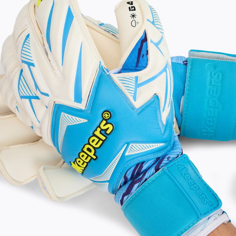 Рукавиці воротарські 4keepers Force V1.25 FURY RF2G блакитний 3