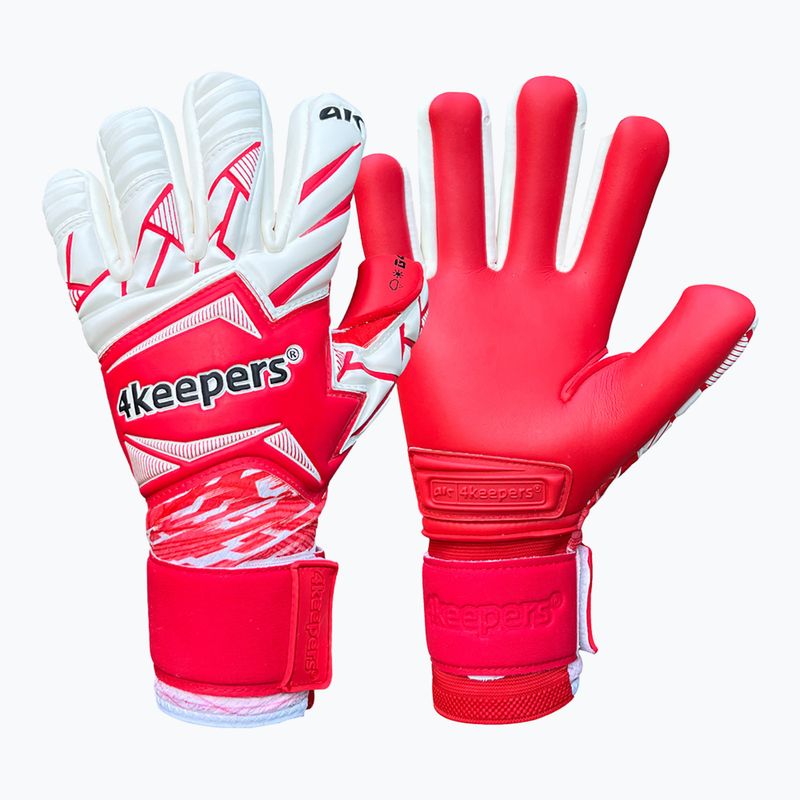 Рукавиці воротарські 4keepers Force V4.25 HNC червоний