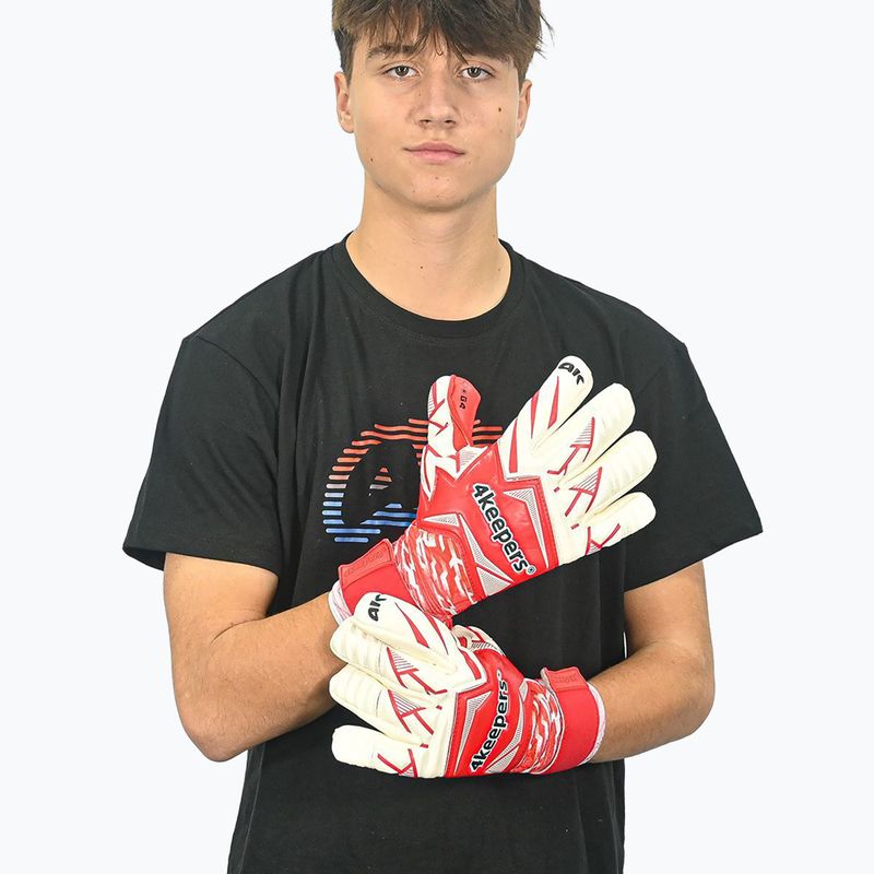 Рукавиці воротарські 4keepers Force V4.25 HNC червоний 9