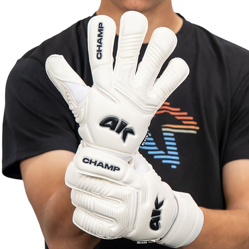 Рукавиці воротарські дитячі 4keepers Champ VII RF2G Jr black/white 8