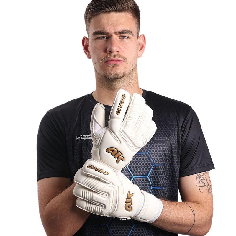 Дитячі воротарські рукавички 4keepers Champ VII RF2G Jr gold/white 6