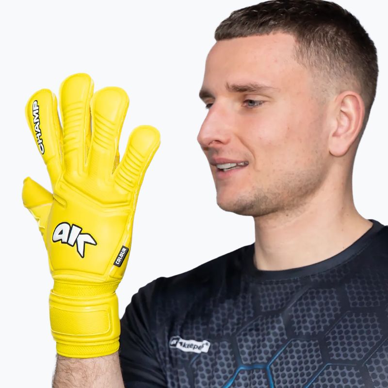 Рукавиці воротарські дитячі 4keepers Champ Colour Yellow VII RF2G Jr yellow 8