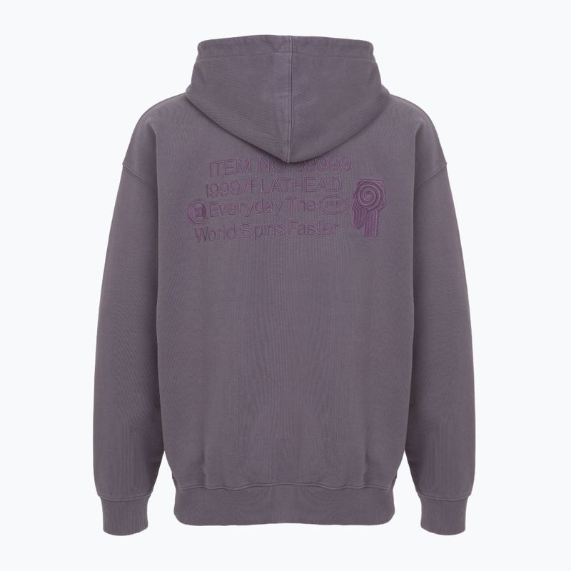 Кофта чоловіча PROSTO Flathead Hoodie washed lavender 2