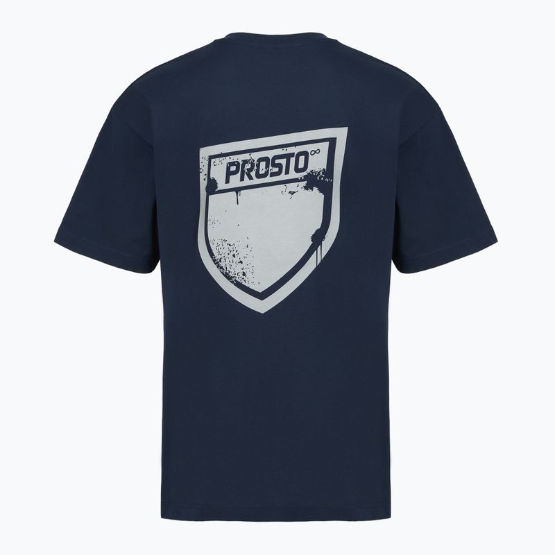 Футболка чоловіча PROSTO Splash Shield navy blue 2