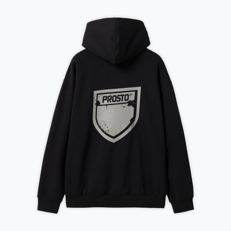 Кофта чоловіча PROSTO Hoodie Splash Shield black 2