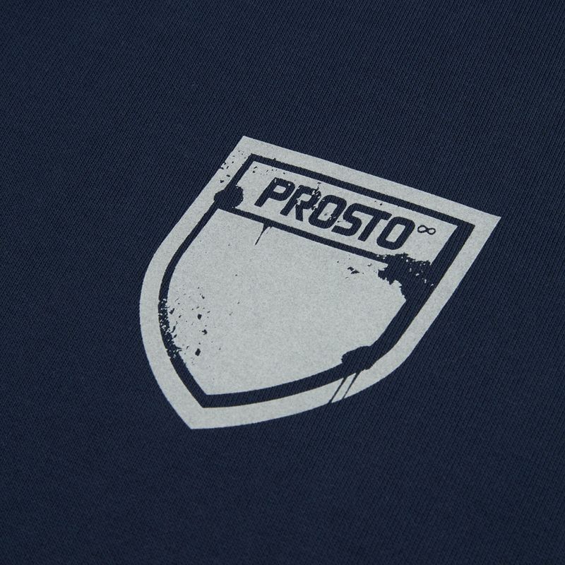 Кофта чоловіча PROSTO Hoodie Splash Shield navy blue 3