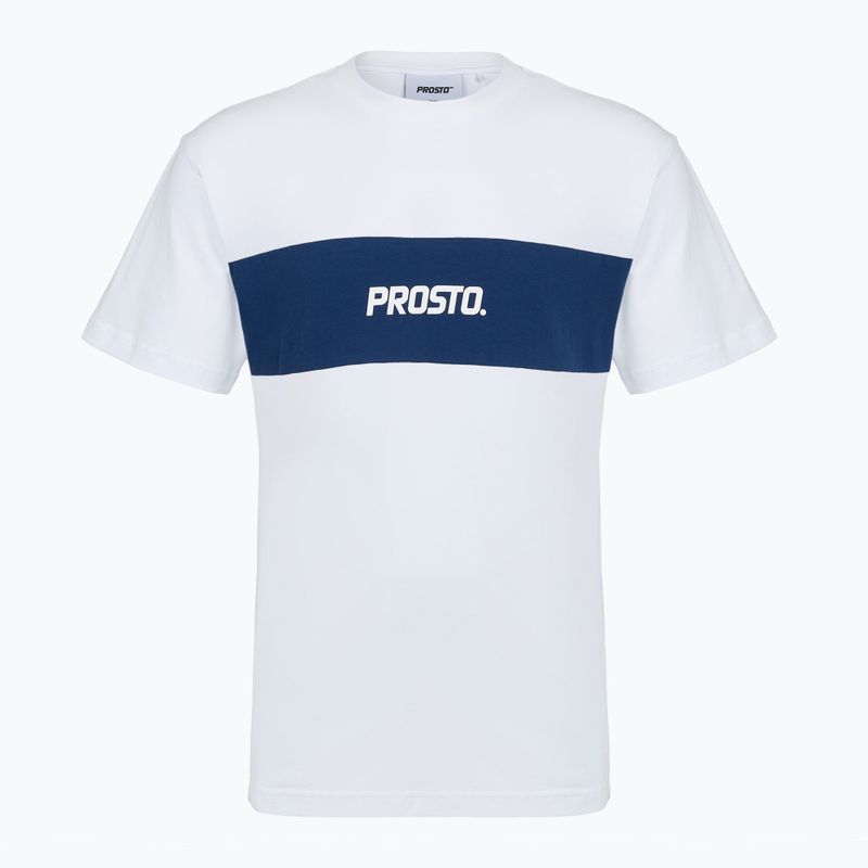 Футболка чоловіча PROSTO Root white/navy blue