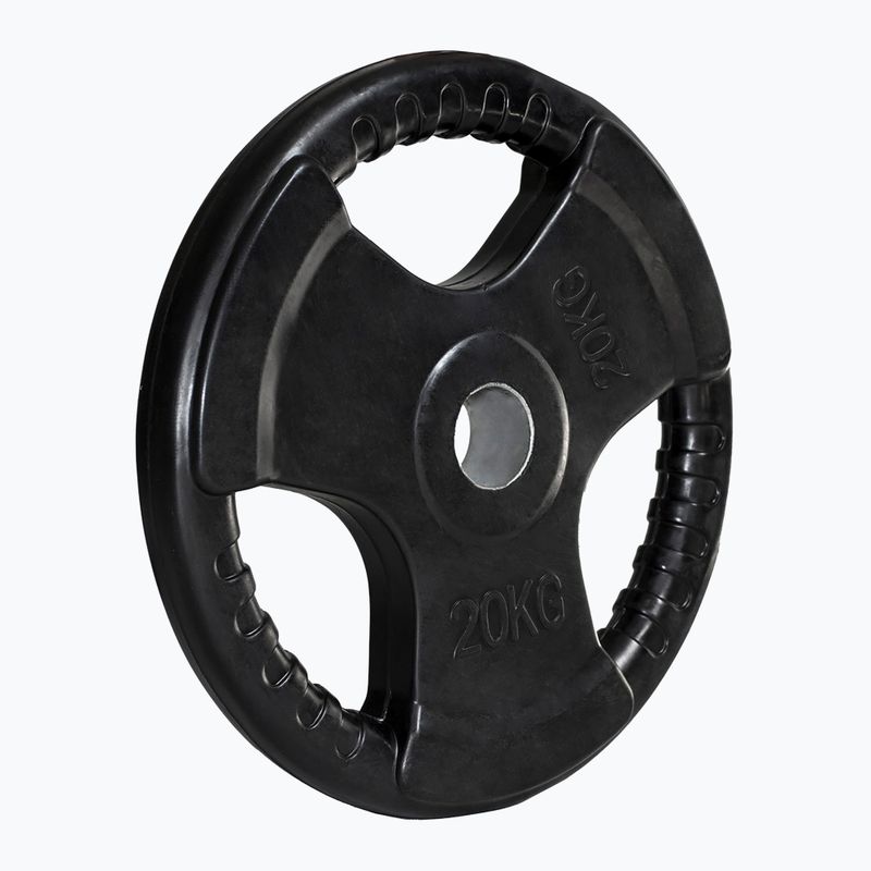 Обтяжувач прогумований олімпійський HMS TOK20 20 кг 2
