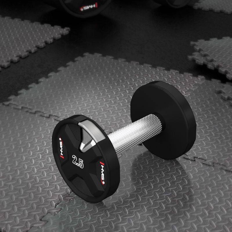 Гантеля HMS HPC 1 шт. 2.5 кг black 5