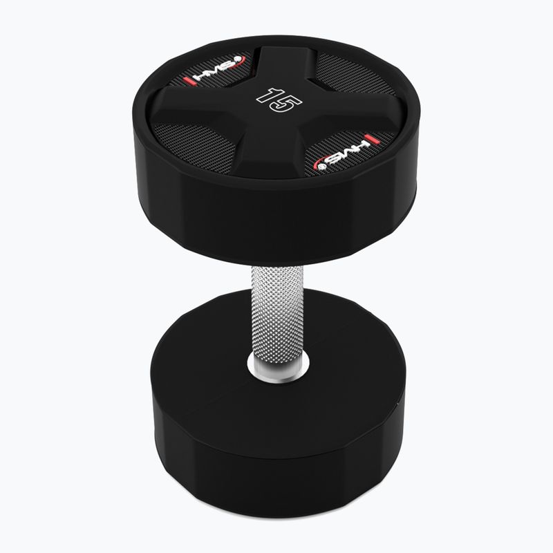 Гантеля HMS HPC 1 шт. 15 кг black 3