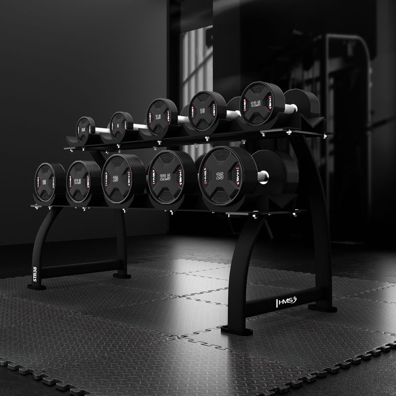 Гантеля HMS HPC 1 шт. 20 кг black 6