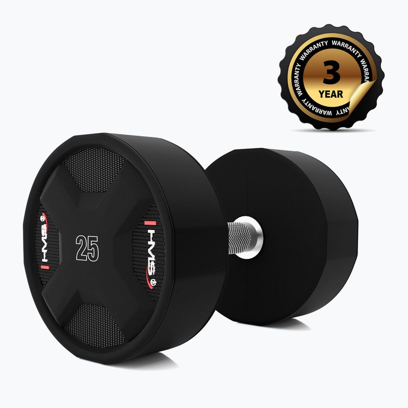 Гантеля HMS HPC 1 шт. 25 кг black
