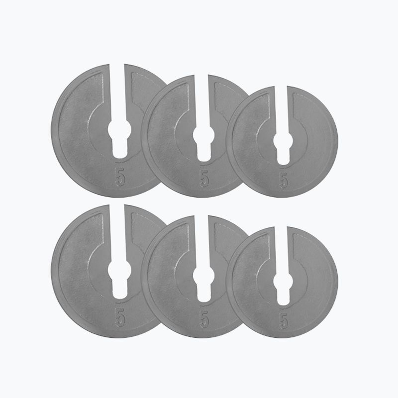 Гиря регульована HMS KR40 сірий/чорний 7