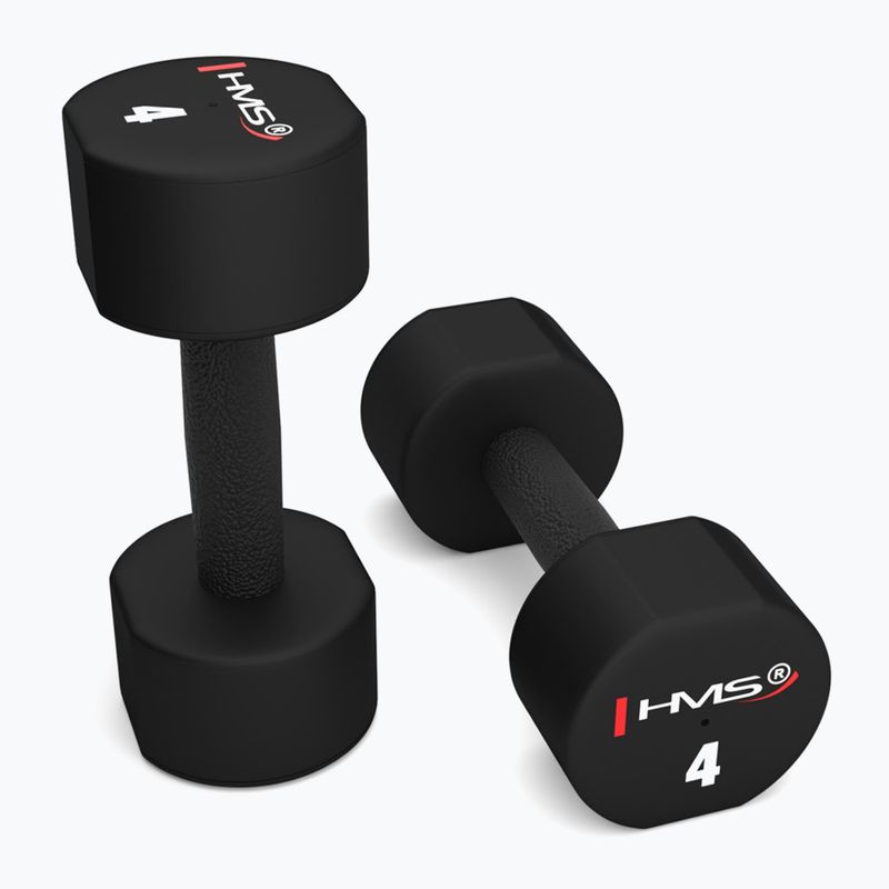 Гантелі HMS HPT02 TPU 2 шт. 4 кг black 2