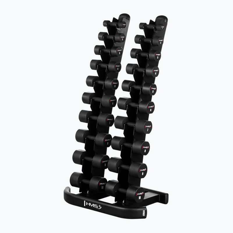 Гантелі HMS HPT02 TPU 2 шт. 4 кг black 6