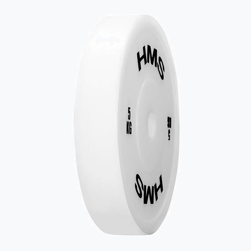 Гиря олімпійська HMS TPP05 2 x 5 кг біла 2