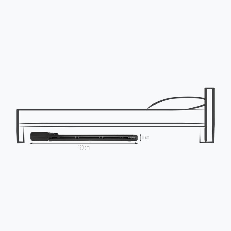 Бігова доріжка електрична HMS LOOP10 black 4