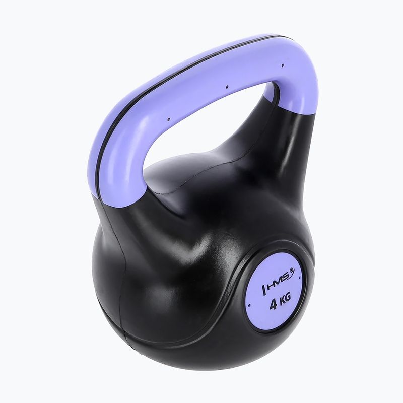 Гиря HMS KPC04 4 kg black/purple 2
