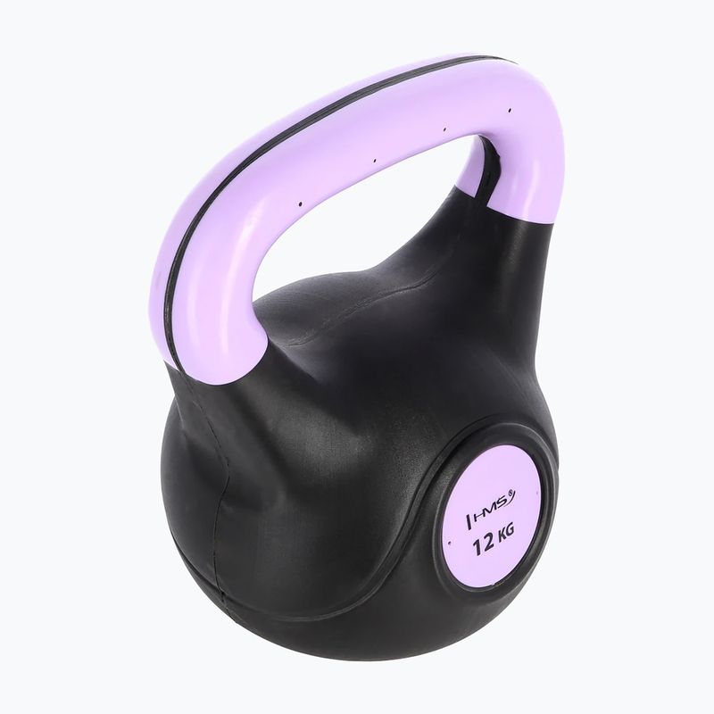 Гиря HMS KPC12 12 kg black/light purplr 2