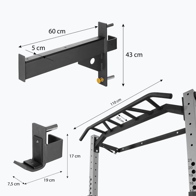 Клітка для тренувань HMS KLT23 silver 7