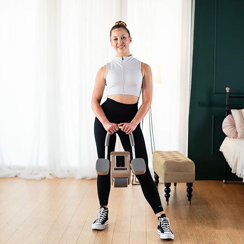 Колесо автоматичне для тренувань пресу з дисплеєм HMS KA08 коричневий 11