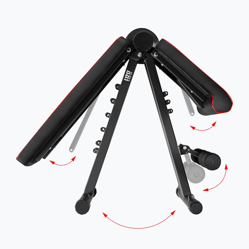 Лавка для тренувань з тросами опору HMS L1217 black 8